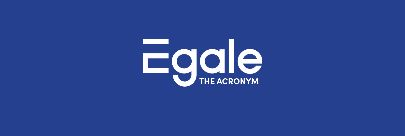 Egale: The Acyonym (newsletter logo)